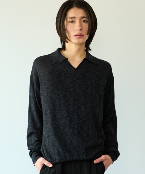 SINSS セーター ニット Slub skipper LS T-shirt / スラブスキッパー