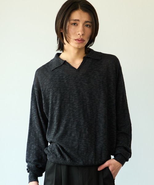 SINSS セーター ニット Slub skipper LS T-shirt / スラブスキッパー