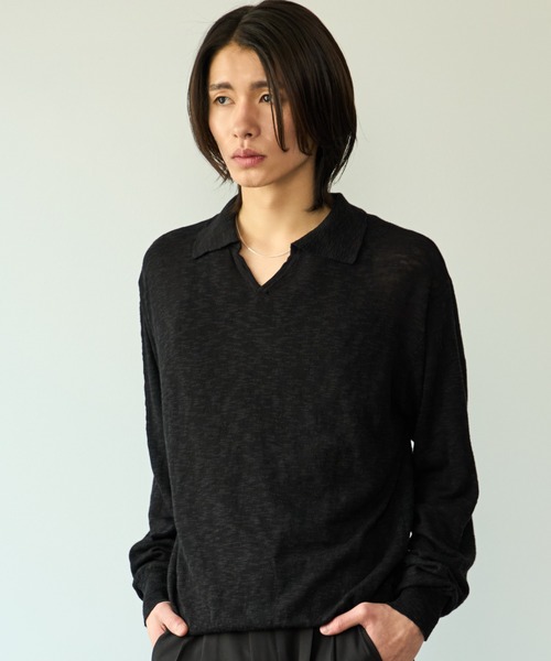 SINSS セーター ニット Slub skipper LS T-shirt / スラブスキッパー