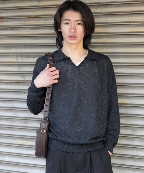 SINSS セーター ニット Slub skipper LS T-shirt / スラブスキッパー