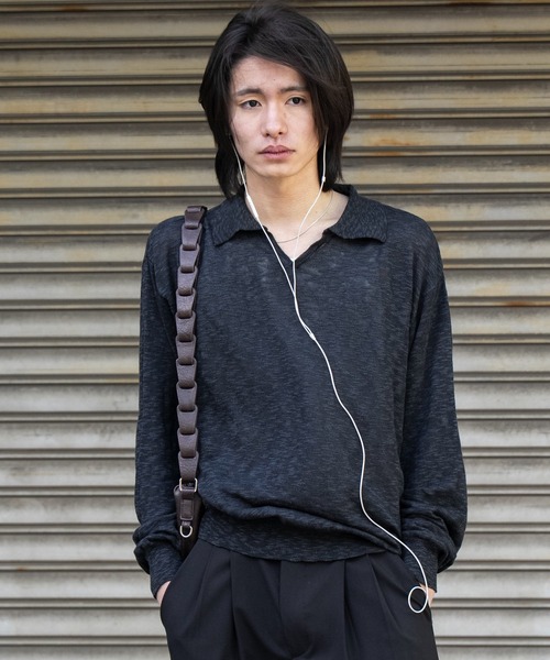 SINSS セーター ニット Slub skipper LS T-shirt / スラブスキッパー