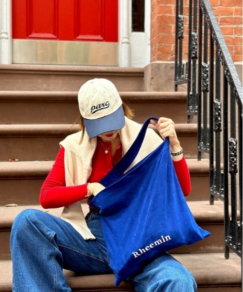 ショルダーバッグ バッグ SUEDE LETTER BAG レディースの画像