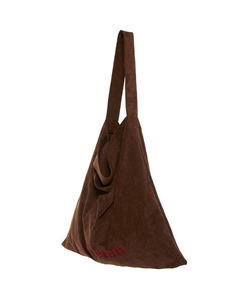 ショルダーバッグ バッグ SUEDE LETTER BAG レディースの画像