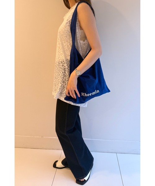 ショルダーバッグ バッグ SUEDE LETTER BAG レディースの画像