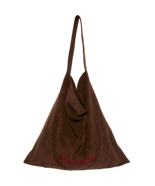 ショルダーバッグ バッグ SUEDE LETTER BAG レディースの画像
