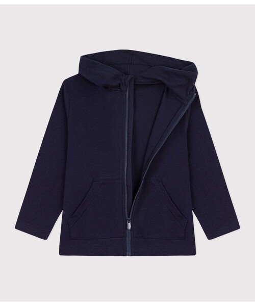 TUBE(パーカ) PETIT BATEAU（プチバトー） パーカー コットンジップアップパーカ