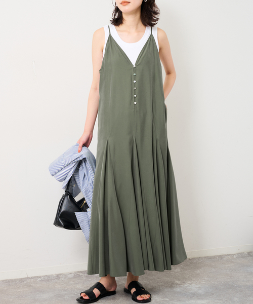 SLOBE IENA（スローブイエナ） ワンピース フィブリルキャミワンピース