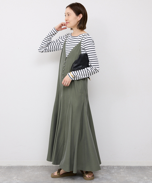 SLOBE IENA（スローブイエナ） ワンピース フィブリルキャミワンピース