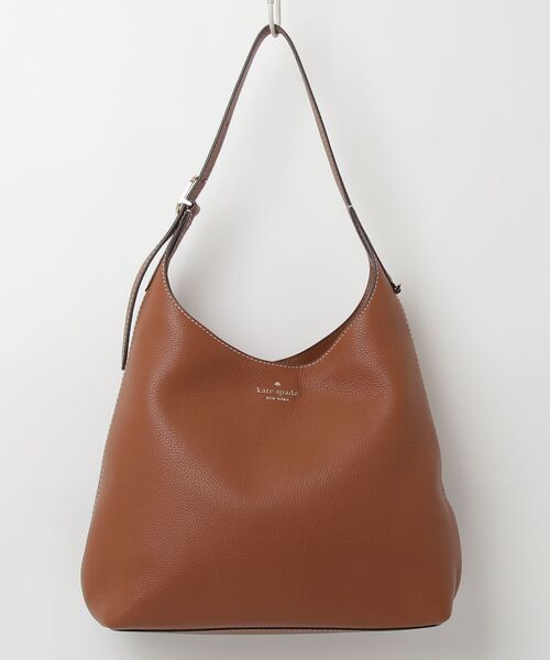 新品同様 ケイトスペード レザー ショルダーバッグ ブラウン レザー kate spade NEW YORK（ケイト・スペード ニューヨーク） ショルダー