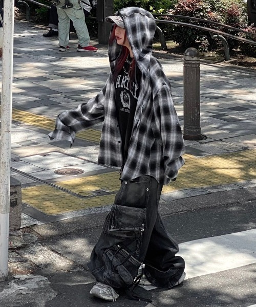 「XU」 長袖シャツ ONE SIZE ブラック メンズ_画像4