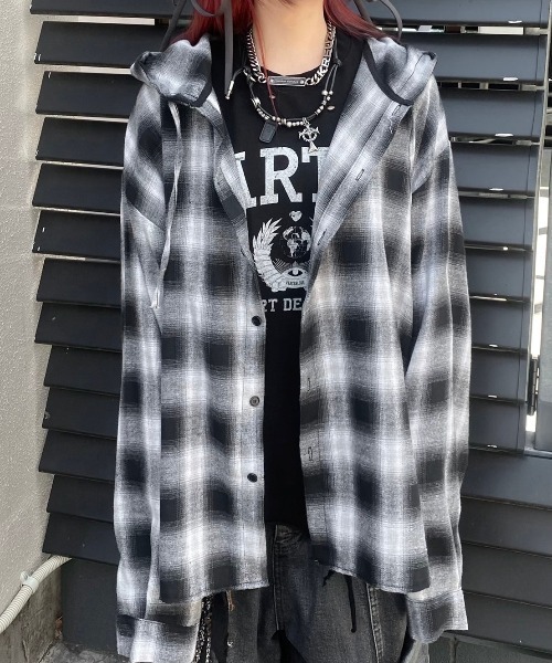 「XU」 長袖シャツ ONE SIZE ブラック メンズ_画像8