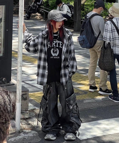 「XU」 長袖シャツ ONE SIZE ブラック メンズ_画像9