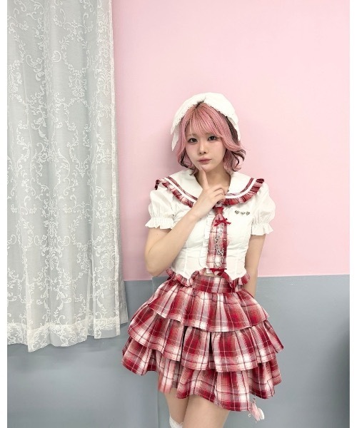 ヘアクリップ 大きなレースリボンのヘッドドレスの画像