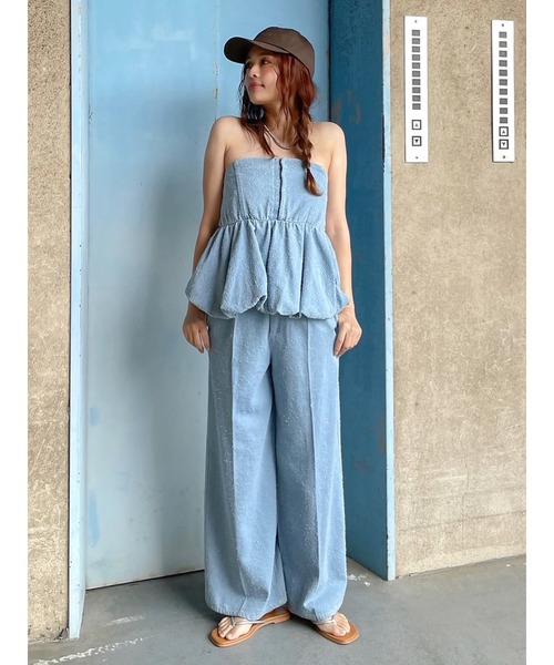 Ungrid（アングリッド） ワイドパンツ ジーンズ デニム デニムパンツ