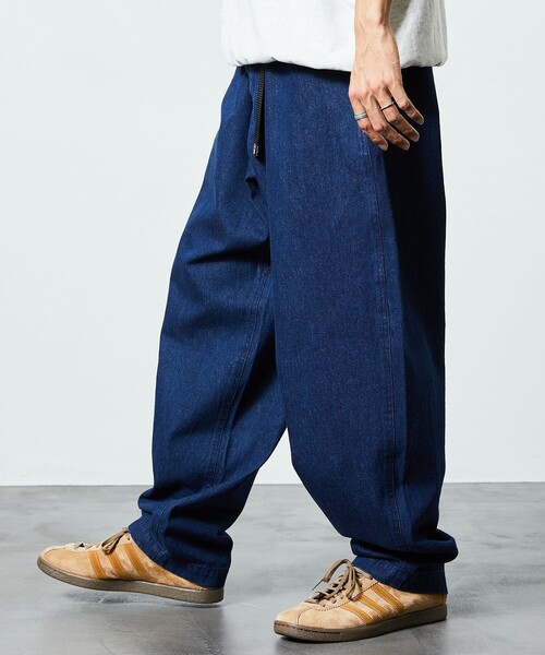 「FREAK'S STORE」 デニムパンツ LARGE ライトインディゴブルー メンズ_画像6