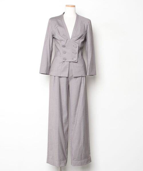 「DRESS LAB」 セットアップ S グレー レディース