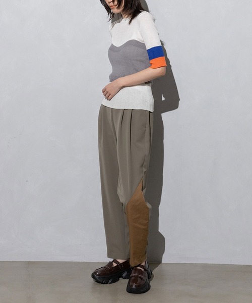 「MARECHAL TERRE」 パンツ MEDIUM グレー レディース_画像8