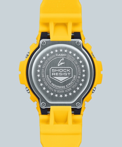 G-SHOCK 「G-SHOCK」 デジタル腕時計 FREE イエロー×ブラック メンズ