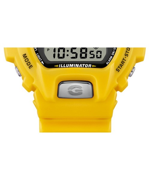 G-SHOCK 「G-SHOCK」 デジタル腕時計 FREE イエロー×ブラック メンズ