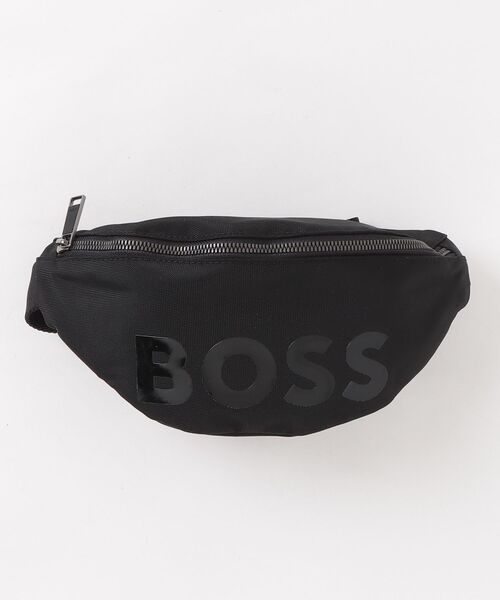 「BOSS」 ウエストバッグ ONESIZE ブラック×ブラック メンズ