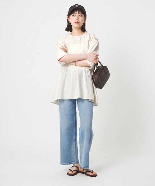ブラウス シャツ エアリー ボリューム ブラウス レディースの画像