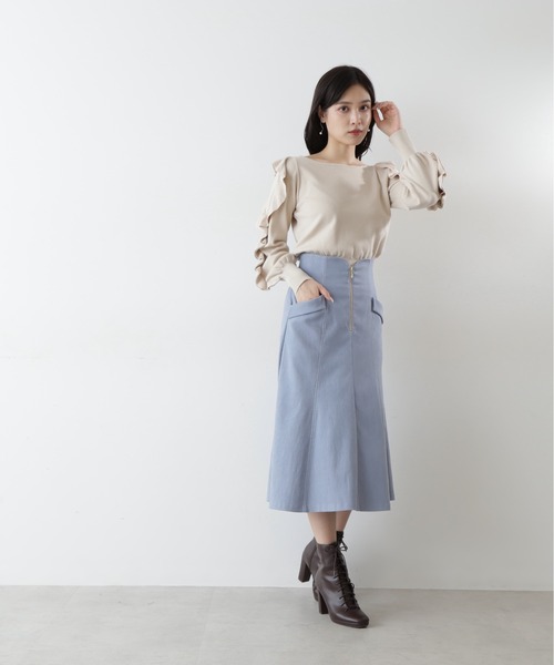 「JILL by JILL STUART」 長袖ニット FREE グリーン レディース_画像9