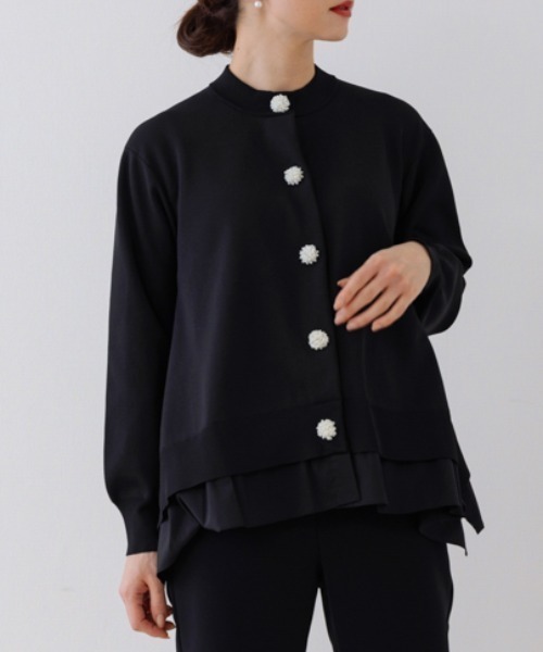 「Sono」 ニットカーディガン F ピンク レディース_画像4
