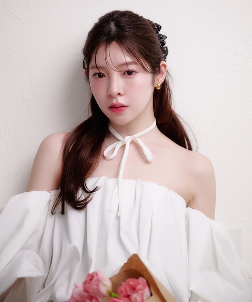 fupel ブラウス シャツ volume off-shoulder blouse / ボリュームオフ