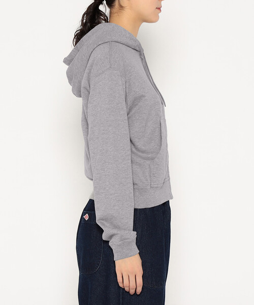 【美品】DANTON ダントン ジップアップパーカー グレー サイズ36 Danton（ダントン） ジップアップパーカー 36 チャコール レディース