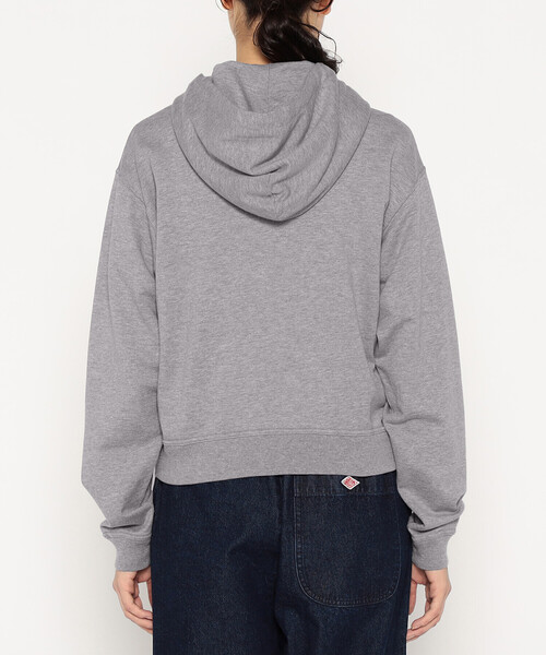 【美品】DANTON ダントン ジップアップパーカー グレー サイズ36 Danton（ダントン） ジップアップパーカー 36 チャコール レディース