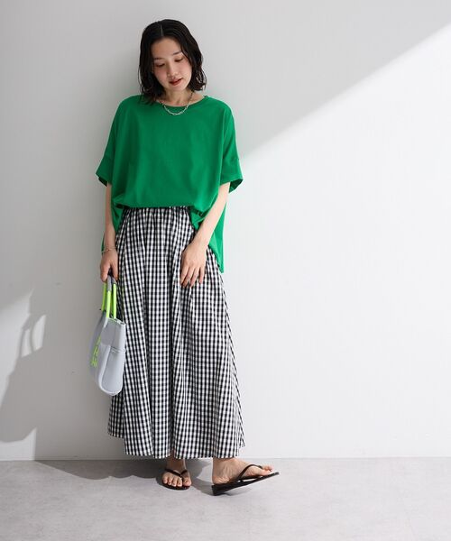 オリーブグリーン 大容量バッグ ロープハンドル Green Parks（グリーンパークス） トートバッグ ロープハンドル