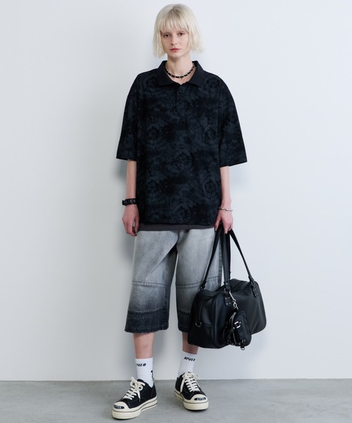 HMWR出品 AIVER（アイバー） ポロシャツ オパール加工シアー天竺ポロ メンズ