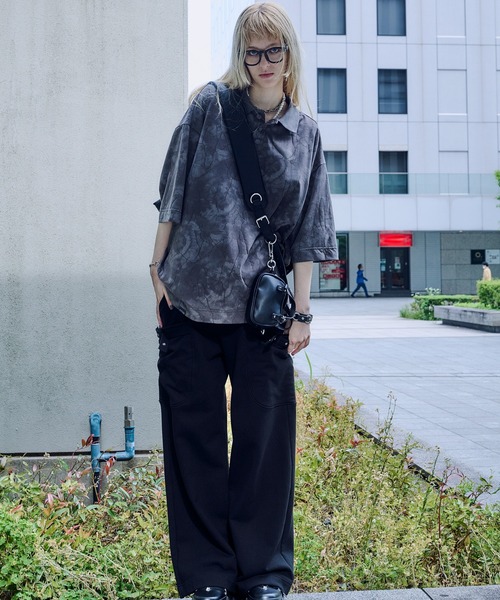 AIVER（アイバー） ポロシャツ オパール加工シアー天竺ポロ メンズ