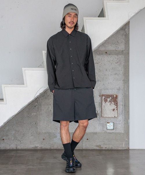 「HEREIAM」 長袖シャツ MEDIUM ブラック メンズ_画像2