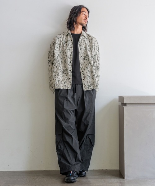「HEREIAM」 長袖シャツ MEDIUM ブラック メンズ_画像6
