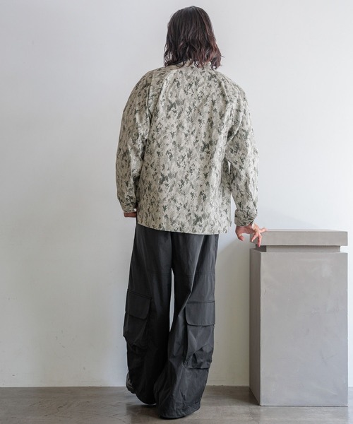 「HEREIAM」 長袖シャツ MEDIUM ブラック メンズ_画像8