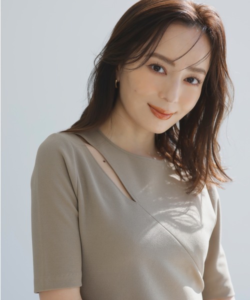 「anuans」 長袖衣装 MEDIUM ベージュ レディース