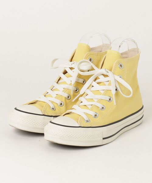 みちみちCT70 コンバース 新品未使用 レディース 24.5cm相当 CONVERSE（コンバース） ハイカットスニーカー 24.5cm イエロー