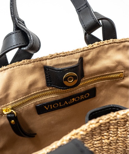 VIOLAd'ORO（ヴィオラドーロ） かごバッグ カゴバッグ 「VIOLAd'ORO