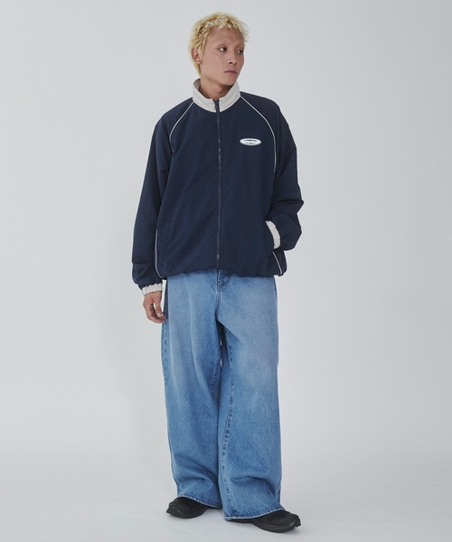 「WEGO」 ブルゾン LARGE グレー メンズ_画像2