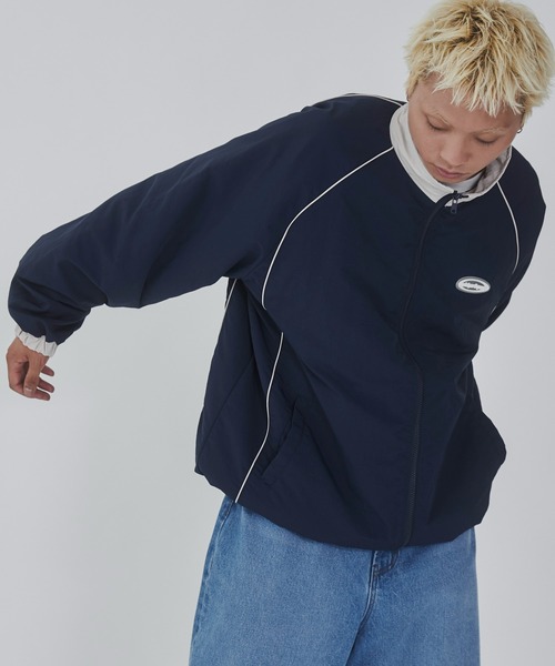 「WEGO」 ブルゾン LARGE グレー メンズ_画像8