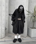 パーカー Out Stitch Over Zi...の詳細画像1