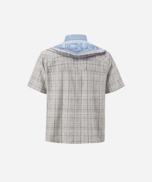シャツ 半袖 Illusion Print Panel Shirt メンズ | U：UME | 02