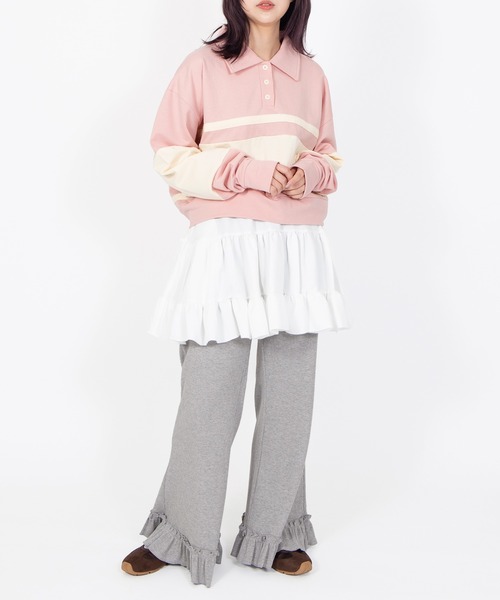 「PUNYUS」 イージーパンツ 2 グレー レディース_画像4