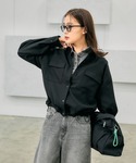 「GLOBAL WORK」 半袖シャツ MED...の詳細画像4