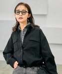「GLOBAL WORK」 半袖シャツ MED...の詳細画像5