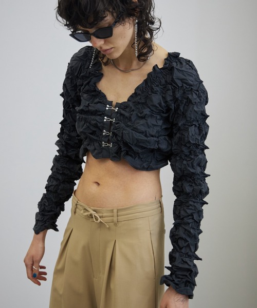 「JOSE MOON」 長袖ブラウス FREE ベージュ レディース_画像7
