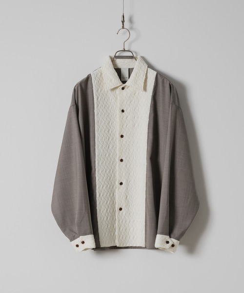 「Casper John」 長袖シャツ MEDIUM ブラック メンズ_画像3