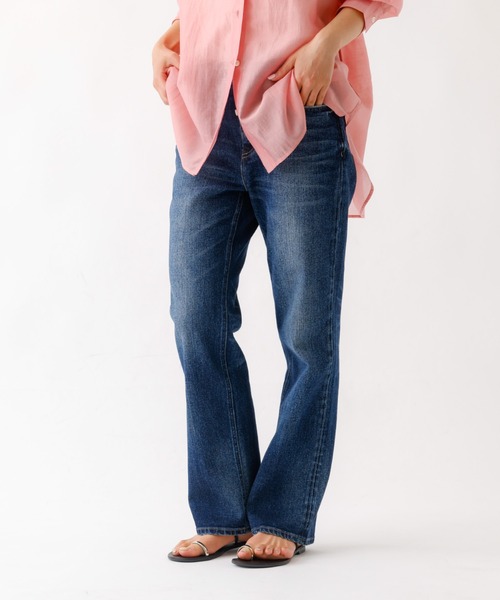 「Healthy denim」 デニムパンツ 24 インディゴブルー レディース_画像3