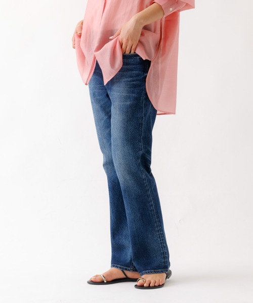 「Healthy denim」 デニムパンツ 24 インディゴブルー レディース_画像5